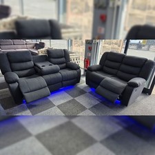 Fabric electric recliner sofa - fabric,