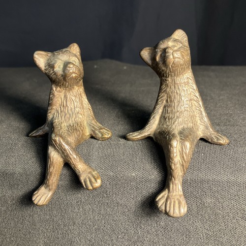 Cat ornaments bronzed - ornaments,bronzed, metal