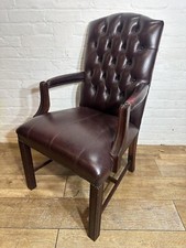Leather Chesterfield Mahogany