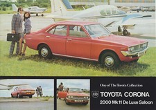 Toyota Corona Mark II 2000 Saloon original UK Sales Brochure circa  1972-73