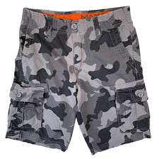 Urban Pipeline Max Flex Grey Camo Cargo Cotton Utility Shorts Men's Size 29