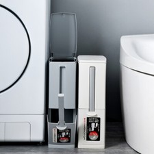 Narrow Corner Waste Bin With