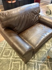 Next Leather Sofas 2-Pack 2