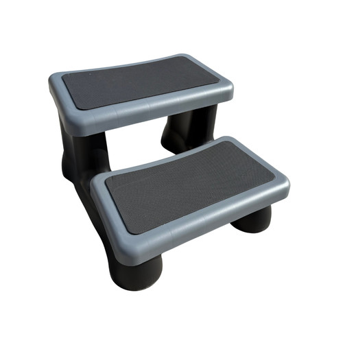 Small hot tub steps - steps, grey