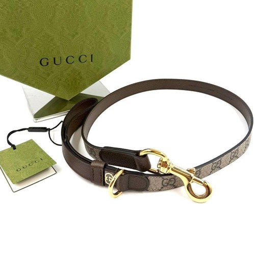 Gucci brown leather dog - leather,