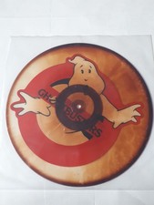 GHOSTBUSTERS RAY PARKER JR UNCUT PIC DISC TEST PRESSING RECORD VINYL 45 7" & 12"