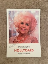 DIANE LANGTON    (HOLLYOAKS) PRESIGNED CAST CARD