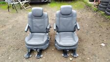 Leather Captain Swivel Seats Camper Van  T5 &T6 Vivaro Vito Sprinter Transit etc
