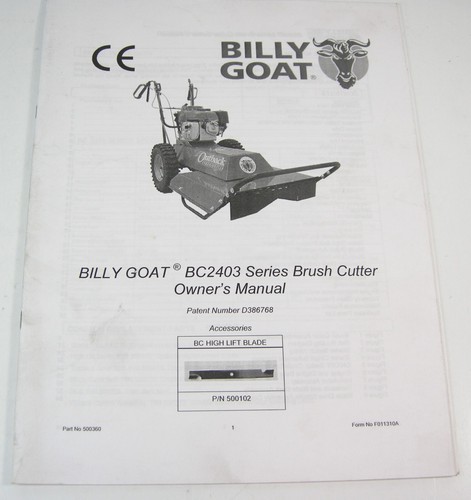 Billy goat bc2403 series brush - billy,