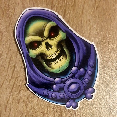 Skeletor 10cm vinyl decal - skeletor,