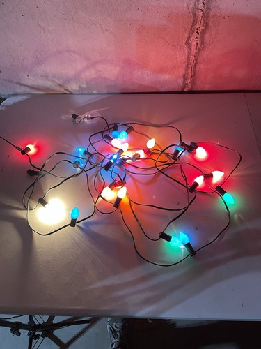 Vintage christmas lights - c7,