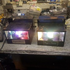 2x Abstract Hypermoon Vintage beam effects light kaleidoscope dj club disco