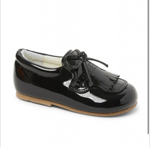 Black patent infant - black,