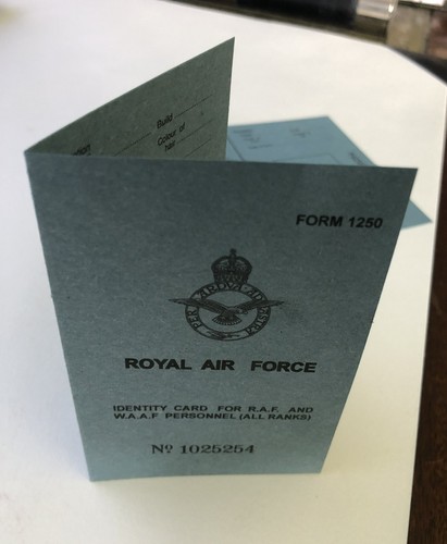 Ww2 raf waaf identity - waaf, card