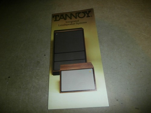 Vintage 1970 brochure tannoy - vintage, 1970's