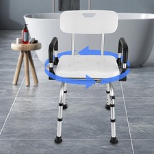 360?? swivel shower chair with