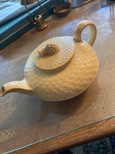 Wedgwood caneware teapot 18th - caneware,