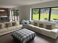 Italian Leather 11 Seater Sofa