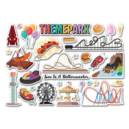 Sticker sheet theme - sheet,