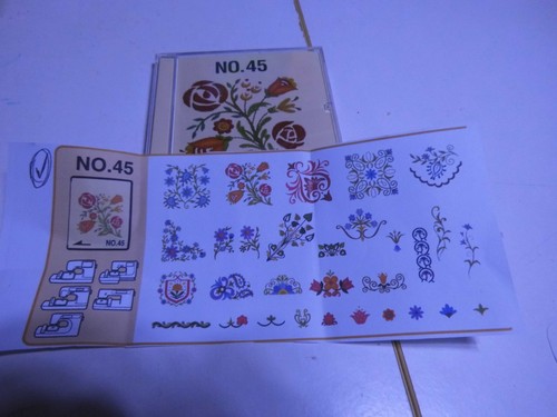Brother embroidery design - embroidery, card