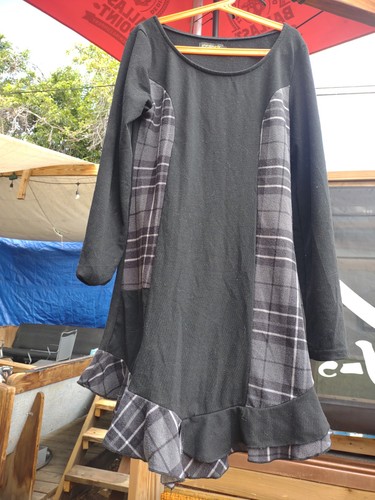 Reborn black and grey plaid - reborn,