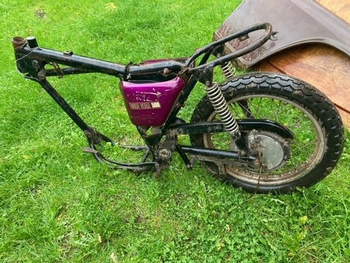 Bsa b50 frame with parts - b50, ss