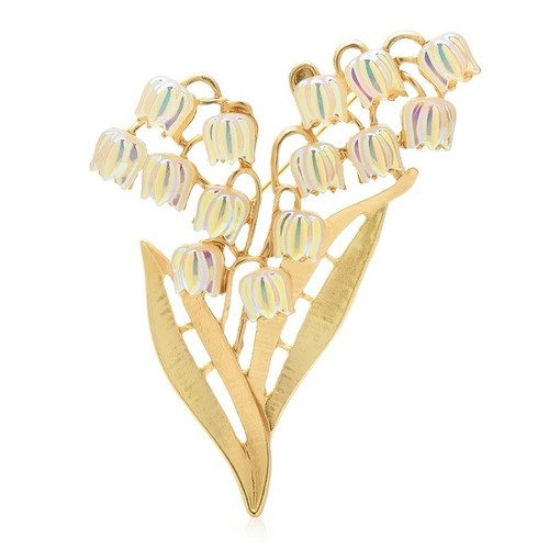 Snowdrop flower brooch jewelry - snowdrop,
