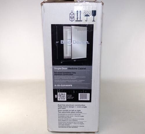 Kohler single door recessed - single,