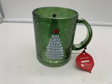 Glass 17oz Christmas Tree