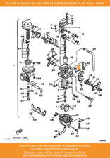 YAMAHA Nut, 30X-14358-00 OEM