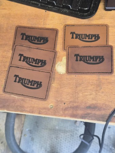 Triumph motorcycle sew - motorcycle, on