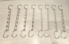 Set of 8 multi hook hangers - clothes wardrobe organisers - space savingRRP £55