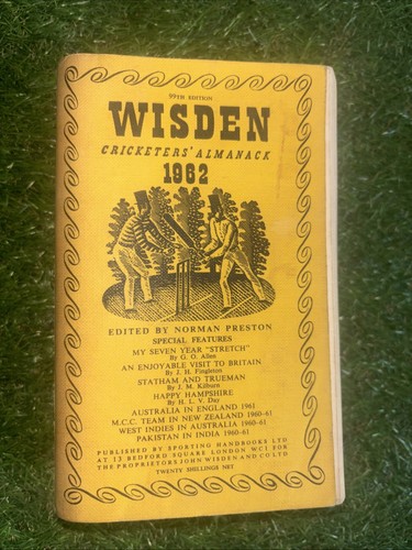 Wisden cricketers almanack - wisden, cricketers'
