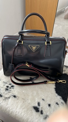 Prada spazzolato patent - spazzolato,