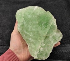 Large Green Fluorite Crystal