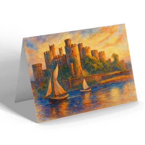 Notelet conway castle - castle, (l)