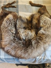 Vintage Real Fox Fur Cape