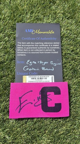 Ezra mayers signed captain - ezra, captain’s