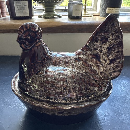 Vintage fosters pottery hen - fosters,