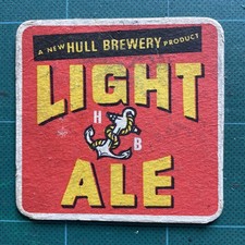 Hull Brewery Beer Mat - Cat no