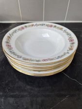 Royal ALBERT BELINDA 6 SOUP DINNER PLATES 9.5" Bone china