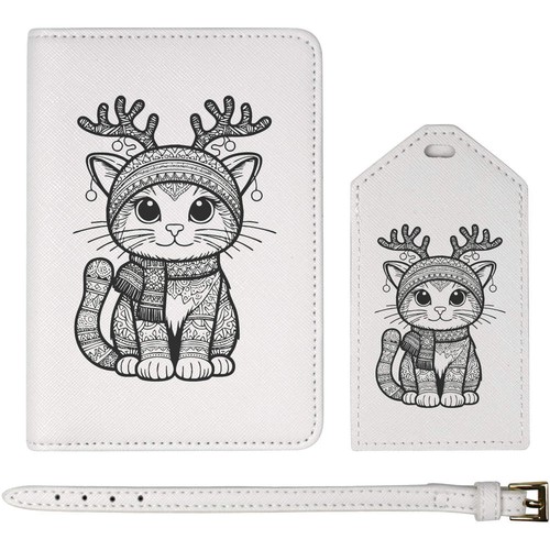 Christmas cat antlers - cat, in
