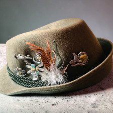 Vintage Tyrolean Alpine Hat