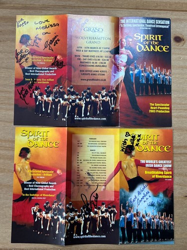 Signed theatre flyers 2000 - theatre,