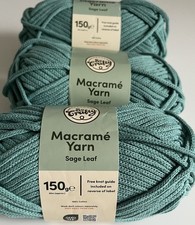Sage leaf macrame yarn 3 x