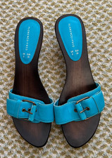 F&F Platform Mule Sandals