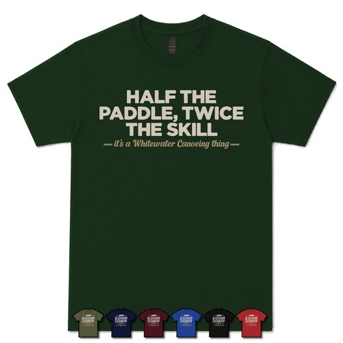 Half the paddle twice - twice,