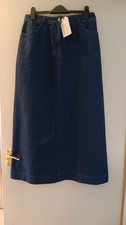 Seasalt fruit tree denim skirt