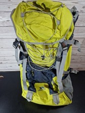 Trespass Amin 70 Litre Hiking Backpack Limeade Green VGC Outdoor Walking