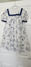 Vintage Belart Girls Nautical Sailor Traditional Dress